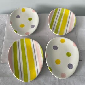 TAG appetizer plates Egg Shaped Plate Set (4 appetizer plates)